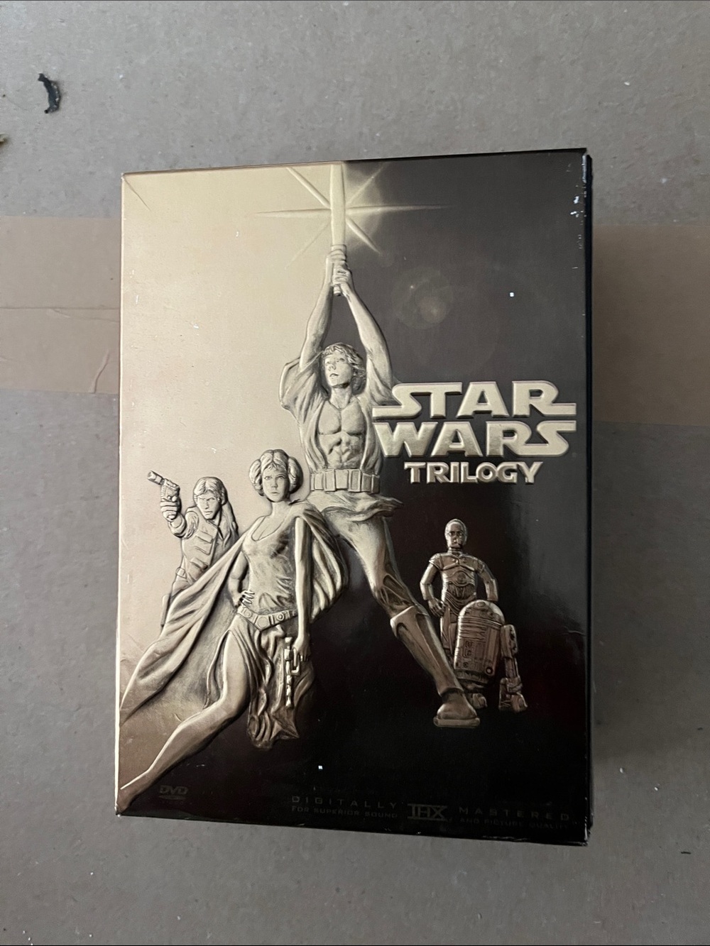 Star Wars Trilogy Metallic Silver & Black Collector Box